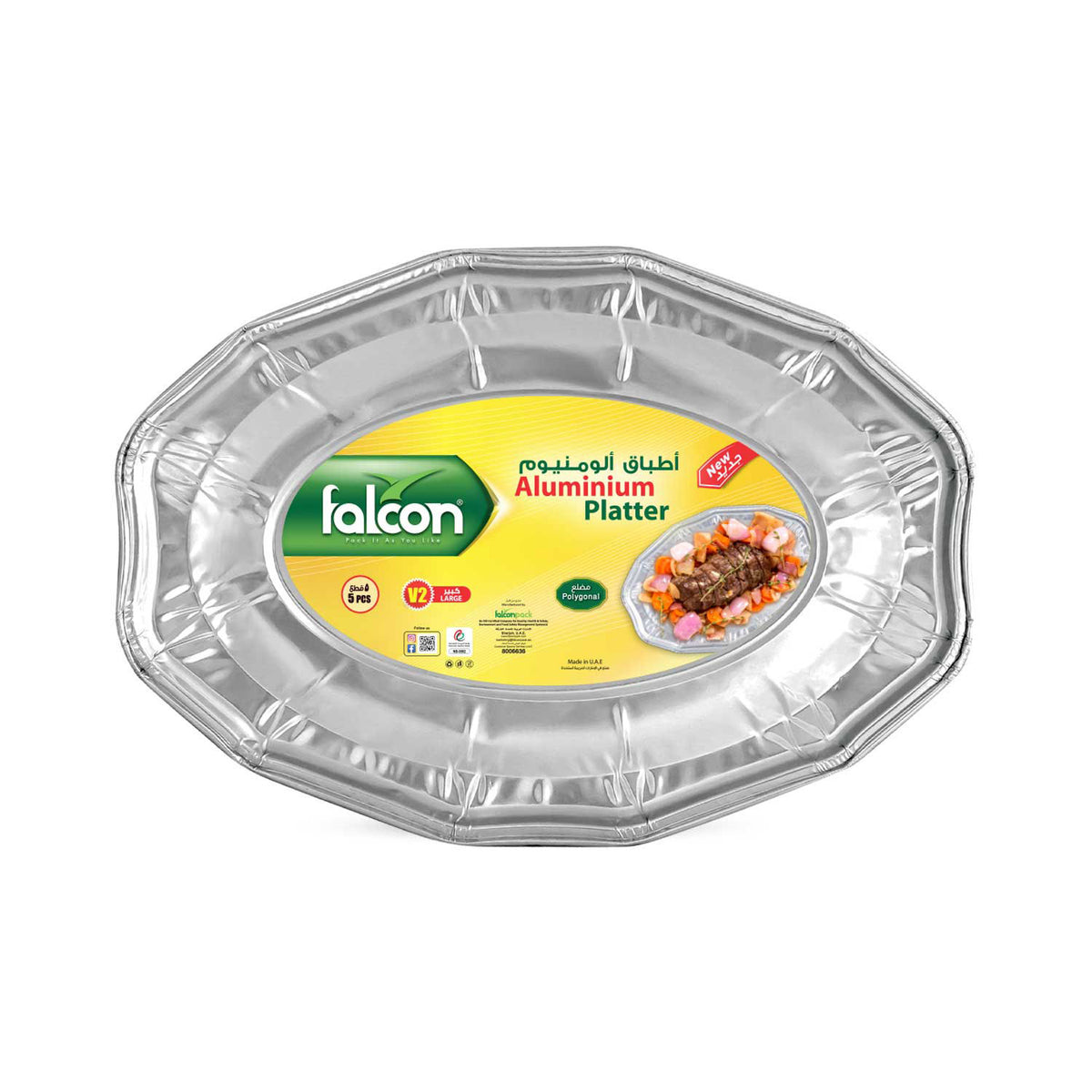 Aluminiumplatten Oval