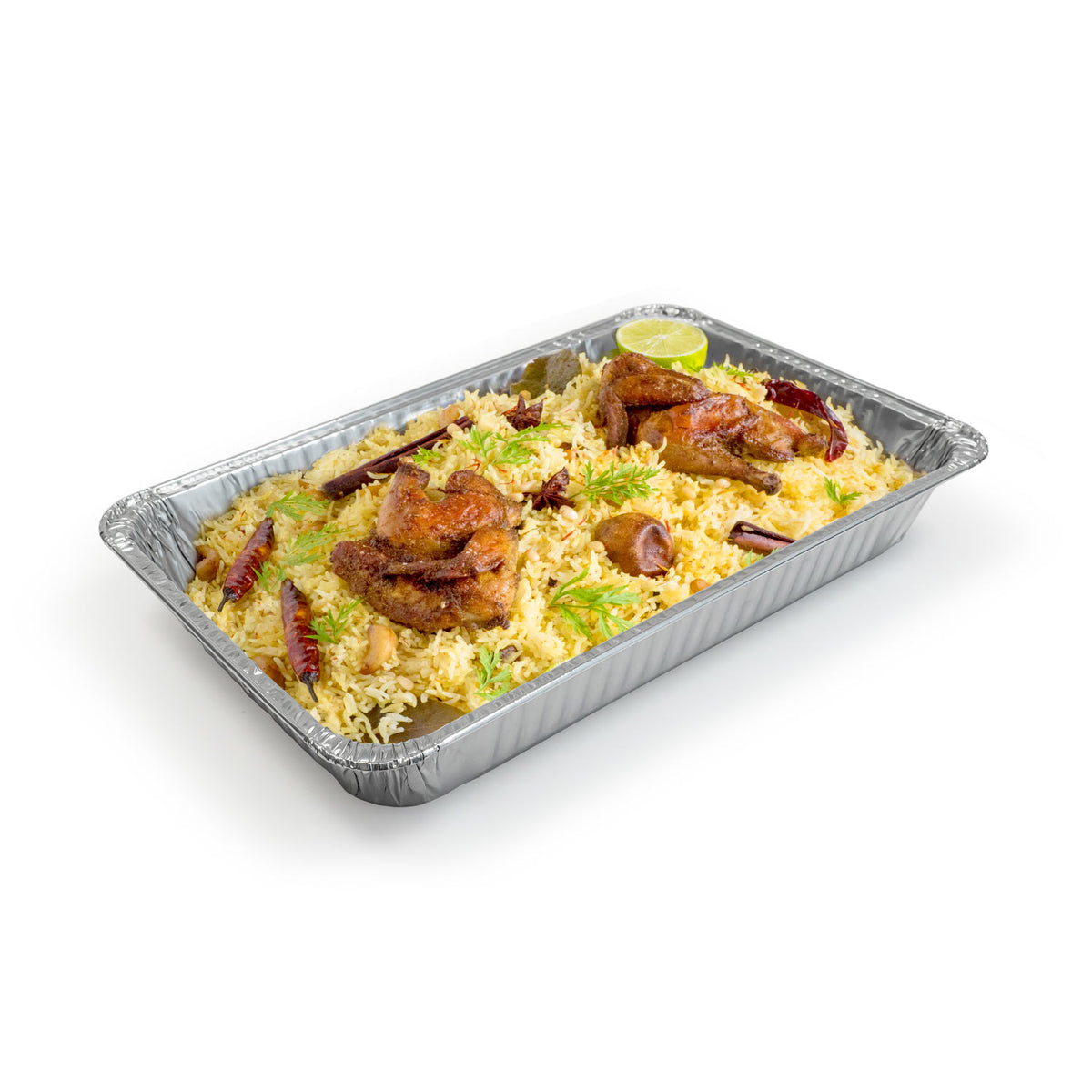 Alu-Container Rechteckig Ohne Deckel