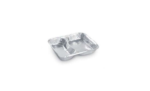 Aluminium-Container mit 2 Fächern