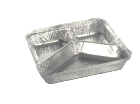 Aluminium-Container mit 3 Fächern